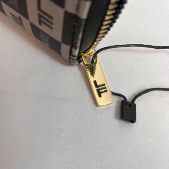 London Fog Adalia Signature Wallet Womens Zip Around Checkered New with Tags - Picture 6 of 6